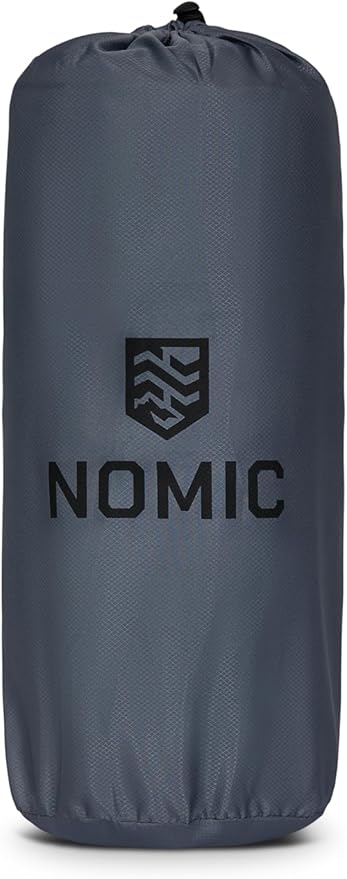 Nomic Lumin AIR Self Inflating Sleeping Pad Extra Thick 4 Insulated Camping Mat with Built-in Foam Pump 30s Inflate / 5s Deflate Integrated 6 Pillow 79 x 26 x 4 in Est. R-Value 4