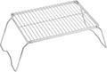 ZORMY 13 Folding Campfire Grill 304 Stainless Steel Firepit Grill Grate Heavy Duty Portable Camping Grill with Carrying Bag Gas BBQ Grill Grate for Backpacking Hiking Picnics (Medium)