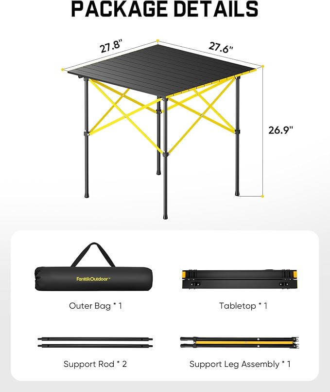 FanttikOutdoor Zeta C10 Pro Camping Tent &amp FanttikOutdoor Zeta V11 Pro Camping Table
