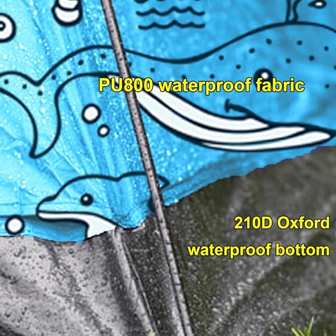 Ocean World 3-4 Person Family and Baby Beach Tent – Cool Beach Essentials for Shade UPF 50+ UV Protection and PU800 Waterproof Portable Pop Up Sun Shade Cabana Shelter for Kids and Toddlers