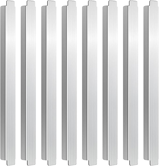 8 Piece Commercial Food Service Adapter Rod Corrosions Metal Buffets Table Food Divider Brackets Stainless Steel Refrigerator Shelf Dividers