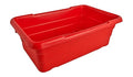 WHPL-8RD-RC Lug Red Regular Bus Box with Handles 16″ W x 25″ L x 8″ H 31 lbs for Commercial Use Polyethylene