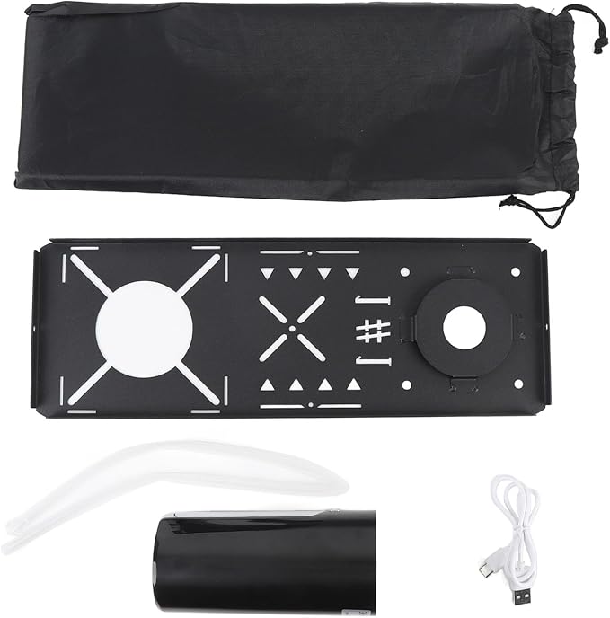 JTLB Camping IGT Table Board with Electric Water Dispenser Portable IGT Table Plate Outdoor Stove Furnace Board Hiking Accessories