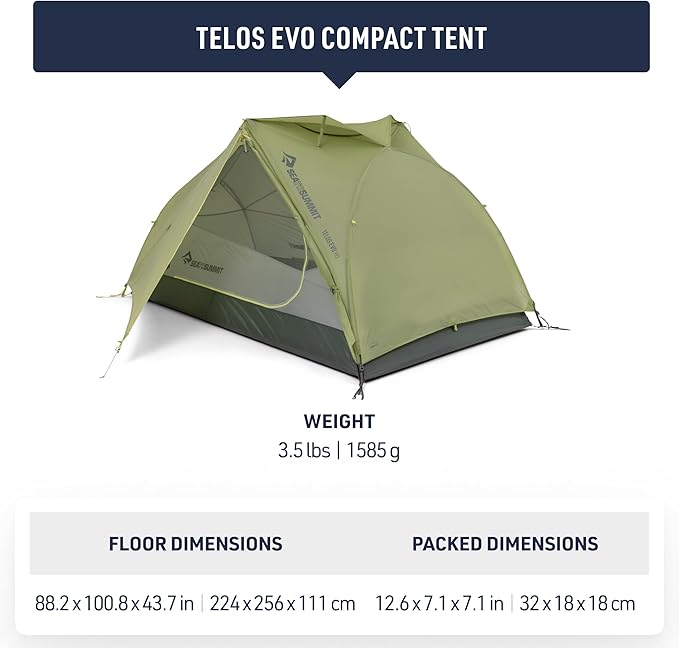 Sea to Summit Telos Evo Compact 2-Person Bikepack Tent