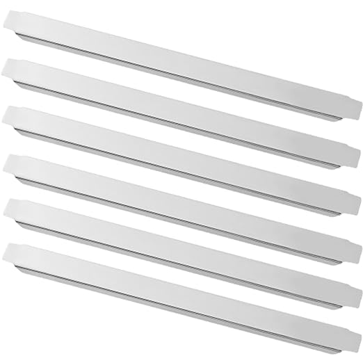 6-Pack 12 inch Stainless Steel Steam Table Adapter Bars – Durable Divider Rods for Hotel Pan Configuration Fits Full or Fractional Size Pans Commercial Kitchen Use (6)