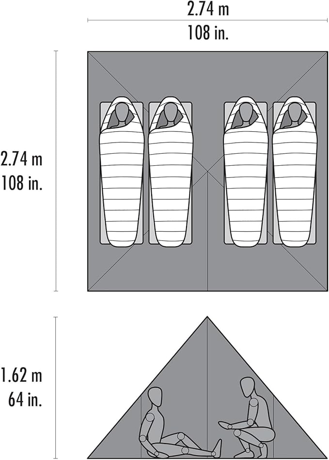 MSR Front Range 4-Person Ultralight Tarp Shelter