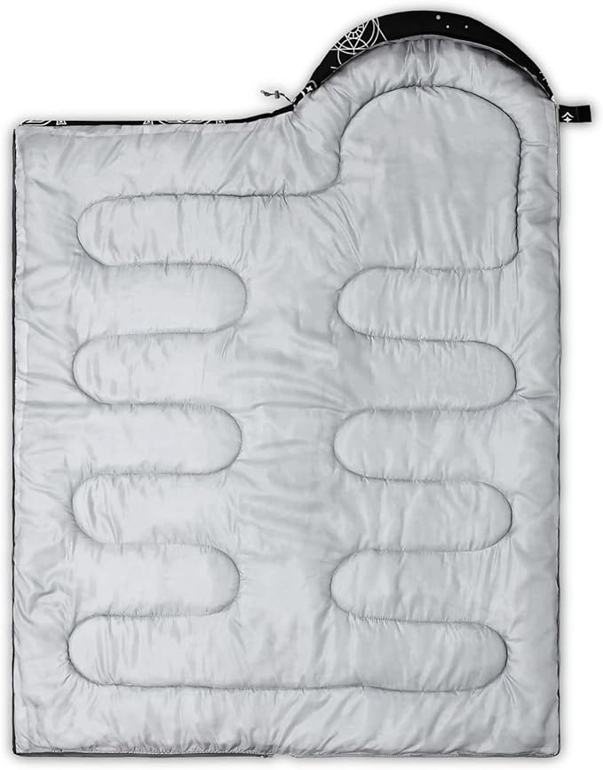 HOSIMA Butterfly Sleeping Bags for Adults and Kids for CampingBlack Gothic Ultralight Sleeping Bag for Cold Weather Summer.