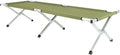Portable Military-Style Folding Camping Cot with Carrying Bag - Army Green