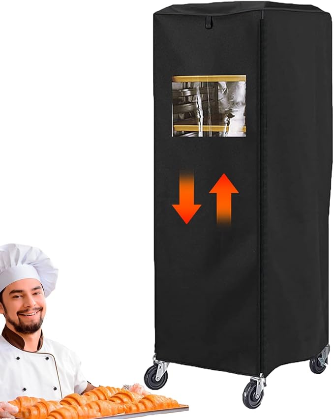 Bread Rack Cover High – High-performance Elegant Density Sheet panTransparent Ergonomic Sleek Window Waterproof Dustproof Bun 23x28x64inch Commercial Racks | Commercial Bread Racks