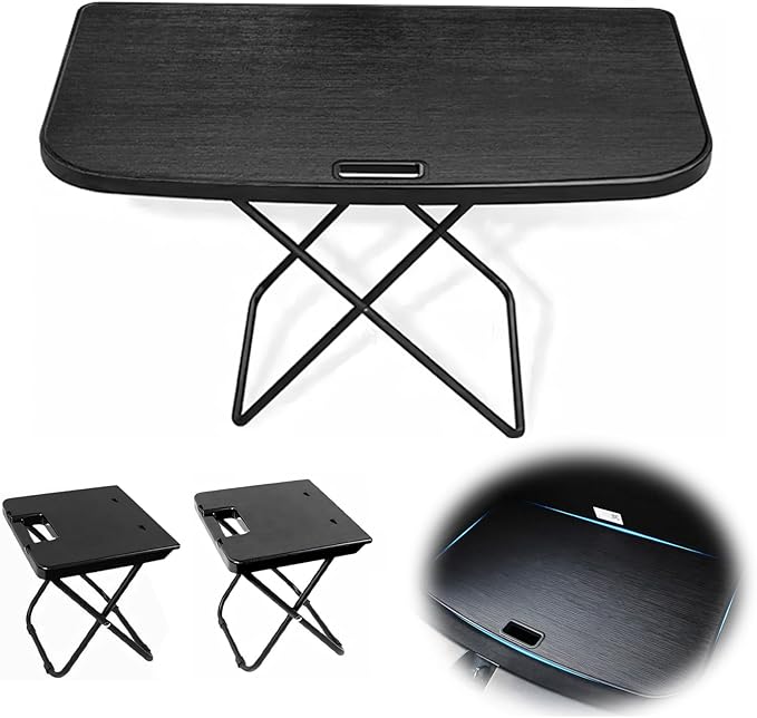 for Tesla Camping Portable Table Model Y Juniper Accessories 2020-2026 Rear Trunk Foldable Table Bucket Camping Travel Hiking Picnic BBQ Fishing Beach Folding Table Desk