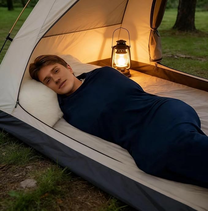 Adult Head-Mounted Sleeping Bags Wearable Sleep pod Blanket and Family Camping Sleeping Bag Create a Comfortable Relaxing and Breathable Environment for Sleep