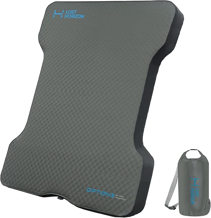 LOSTHORIZON Truck Bed Camping Air Mattress with Foam Self Inflating Sleeping Pad for Full Size 6-6.5FT with Air Pump 4.5 Thick