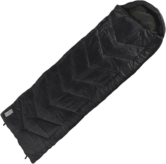 GOTOTOP Winter Sleeping Bag for Adults Polyester Checked Fabric with Rainproof Coating Wide 86.6x31.5in for -14F to 41F Compression Sack Included for Cold Weather Camping Backpacking