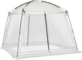 Outsunny 10' x 10' Screen House Room UV50+ Screen Tent with 2 Doors and Carry Bag Easy Setup for Patios Outdoor Camping Activities