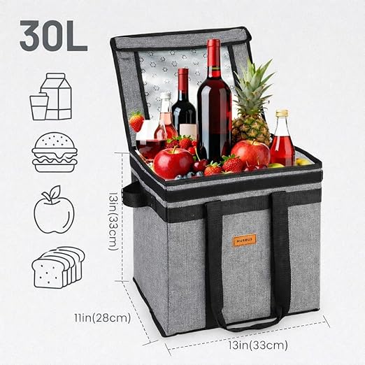 musbus Delivery Bag and Insulated Shopping Box Set