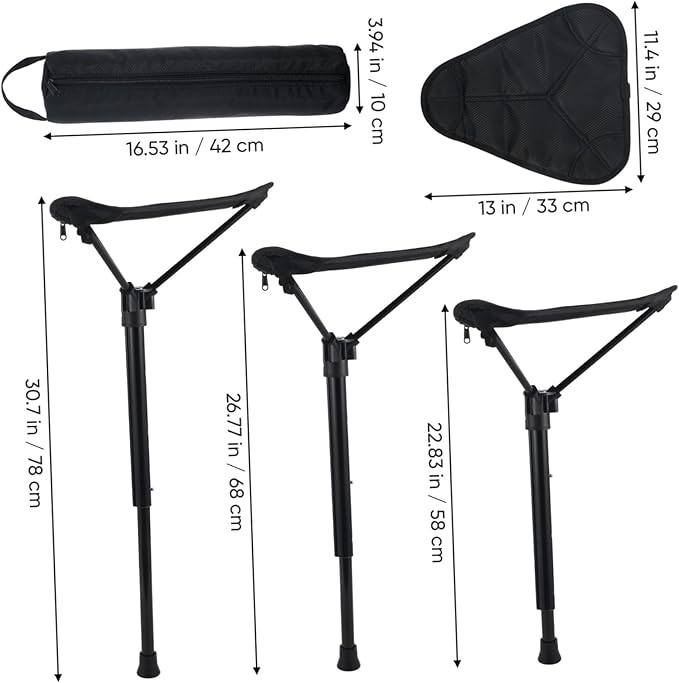 SUPVOX 1pc Folding Camping Stool Chair Portable Lightweight Sturdy Outdoor Seating for Hiking Travel Picnics Convenient Space-Saving Design for Heights