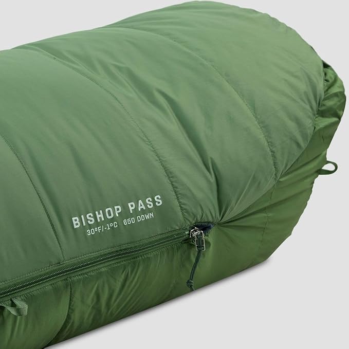 Mountain Hardwear Bishop Pass Sleeping Bag: 30F Down Fernwood Long/Left Zip