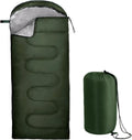 Standard Sleeping Bags with Hoods for Adults 4 Seasons Warm or Cold Lightweight Indoor Outdoor Sleeping Bags for Backpacking Camping
