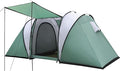 2-4 Person Family Camping Tent with Porch Weatherproof Camping Shelter with Rainfly 2 Room Easy Set Up Family Tent with Living Area for Outdoor Backyard Hiking
