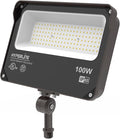 HYPERLITE LED Flood Light 100W 11000LM 5000K Flood Lights Outdoor with Knuckle Mount IP65 Waterproof Flood Lights for YardGardenPlayground UL Certified