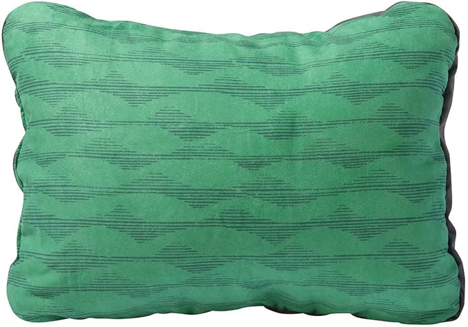 Therm-a-Rest Compressible Camping and Backpacking Pillow Green Mountains Print Regular