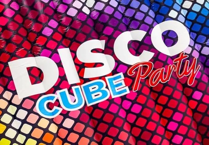 Inflatable Disco Nightclub Tent Led Lighting Mobile Colorful Portable Inflatable House Tent for Party Event （16.5x15ft with Blower ）