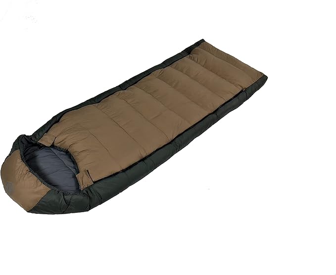 Kamp-Rite Anniversary Series 1 Person Tent cot with 20 Degree Outfitter Sleeping Bag and Self Inflating Sleeping pad for Camping Hunting Fishing 3 Piece Bundle Package (Olive)