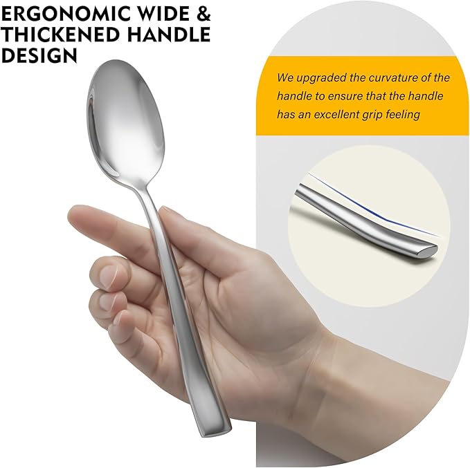 Heavy Duty Silverware Set for 8 EIUBUIE 40 Piece Stainless Steel Flatware Cutlery Set Durable Kitchen Eating Utensils Tableware Sets Including Fork Spoon Knife Sets Mirror Polished Dishwasher Safe