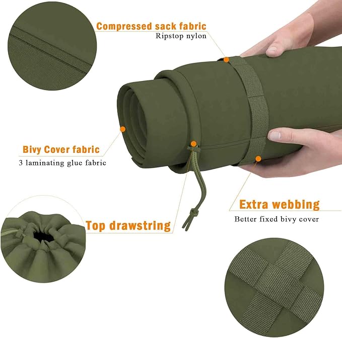 MT Army Military Modular Sleeping Bags System Multi Layered with Bivy Cover for All Season Woodland/Multicam