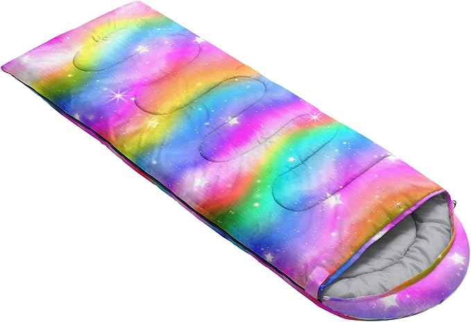 BSNTHO Camping Sleeping Bags3 Season Warm &amp Cool WeatherLightweightWaterproof Sleeping Bags for Adults &amp KidsTravelingand OutdoorsCamping Gear Equipment