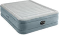 Intex 64823ED 18in Queen Dura-Beam Premium Comfort Inflatable Air Mattress with Built in Pump for Travel and Camping 600lb Weight Capacity