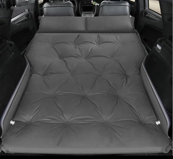 Car Inflatable Mattress SUV Mpv Inflatable Bed Automatic Inflatable Car Bed Rear Travel Sleeping Mat Portable Car Sleeping Mat (Pig)