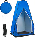 Pop Up Privacy Shower Tent Outdoor Portable Changing Tent Camping for Camping Beach Toilet Shower Bathroom Changing Room Sun Shelter with Window with Carry Bag