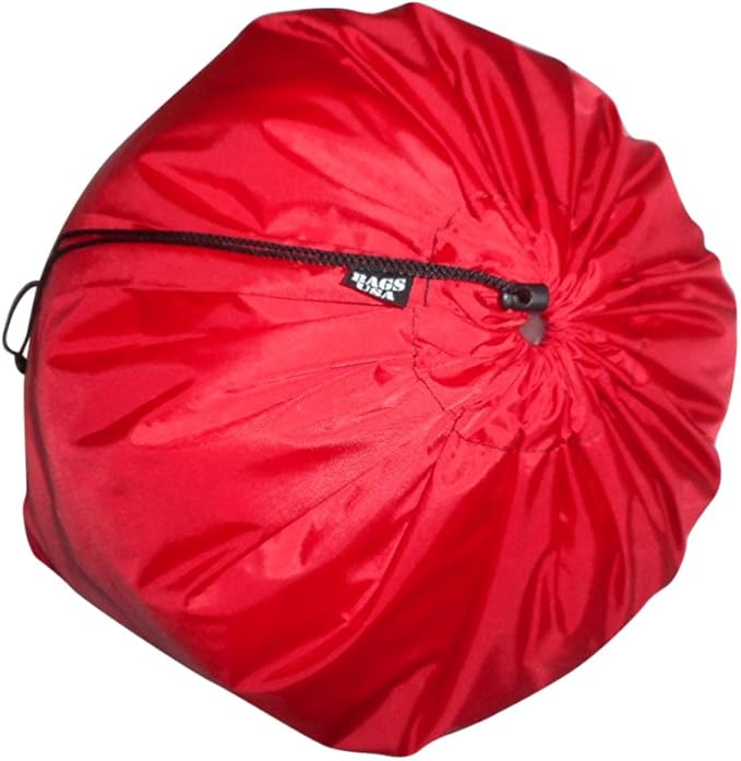 Sleeping Bag CoverJumbo Stuff Sacks Laundry Bag Car Cover Made In USA. (Red)