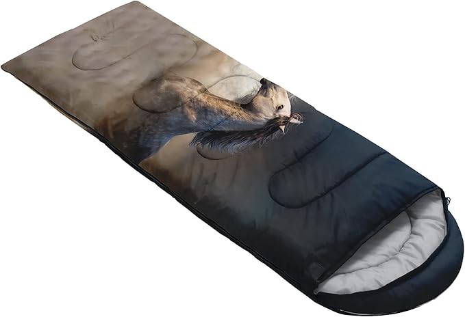QOOMO Camping Sleeping Bags3 Season Warm &amp Cool WeatherLightweightWaterproof Sleeping Bags for Adults &amp KidsTravelingand OutdoorsCamping Gear Equipment