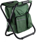 Drfeify Fishing Backpack Cooler ChairLightweight Large Capacity Stool Backpack Cooler Chair for Travel Beach Hiking Picnic
