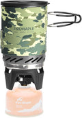 Fire-Maple Fixed Star 1 Personal Cooking System | Pot/Jet Burner Stove System with Electric Ignition | Ideal for Hiking Camping Backpacking Fishing Hunting Trips and Emergency Use