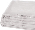 Heavy Duty Tarp 100% Waterproof 12mil Thick PVC Vinyl Tent Tarp for Camping Multi-Purpose Thick Protective Cover Weather Proof Heavy Duty UV Resistant 20 Feet x 40 Feet White