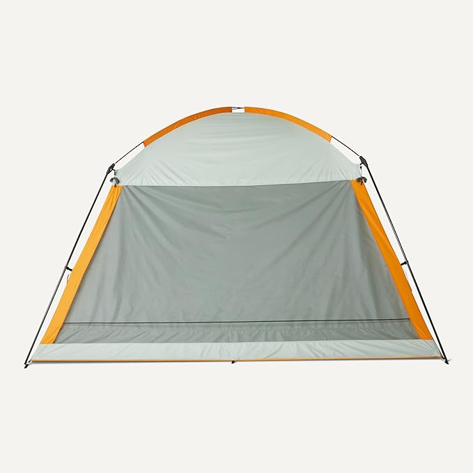 Amazon Basics Screened Canopy Tent 12 x 12 ft with Zippered Enclosure UPF50+ Sun Protection Bug-Free Outdoor Shelter for Camping Parties and Events