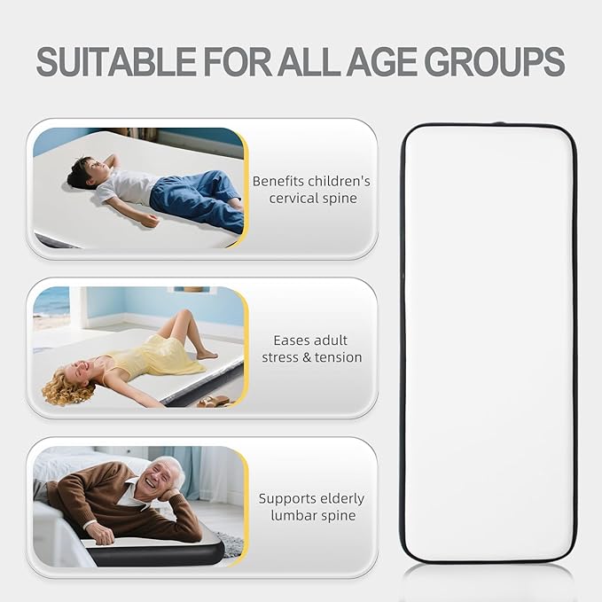 Queen Size Inflatable Air Bed Mattress 6'' Elevated Pad with Pump White Hypo-Allergenic Portable Outdoor Camping Mat