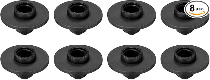 PATIKIL Camping Chair Foot 8 Pack 14mm Tubing Dia Detachable Anti-Slip Stool Feet Replacement for Hiking Outdoor Black