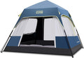 OutdoorMaster Updated Camping Tents 4/6 Person Camping Tent with Blackout Shelter Technology Easy Setup in 60 Seconds Weatherproof Pop Up Tent with Top Rainfly Instant Cabin Tent
