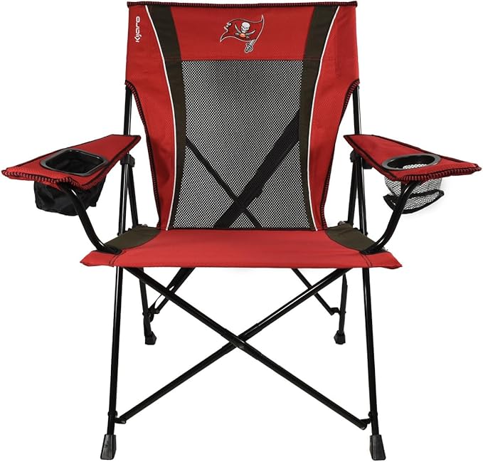 Kijaro Sports Fan Folding Chair 26 L x 35.5 W x 37 H Tampa Bay Buccaneers