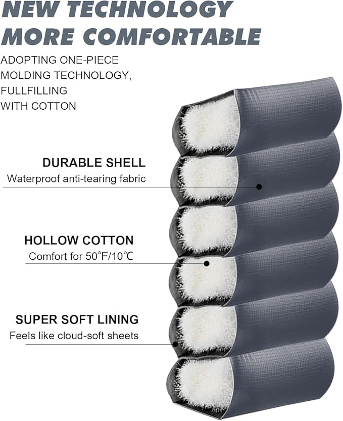 Lightweight 3-Season Sleeping Bag for Adults/Kids Camping Compact w/Compression Sack Waterproof Ripstop Portable for Backpacking Hiking Travel