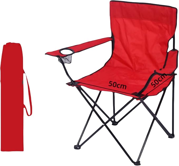 Foldable Camping Chair Folding Camp Chairs for Adults Large Portable Lawn Chair
