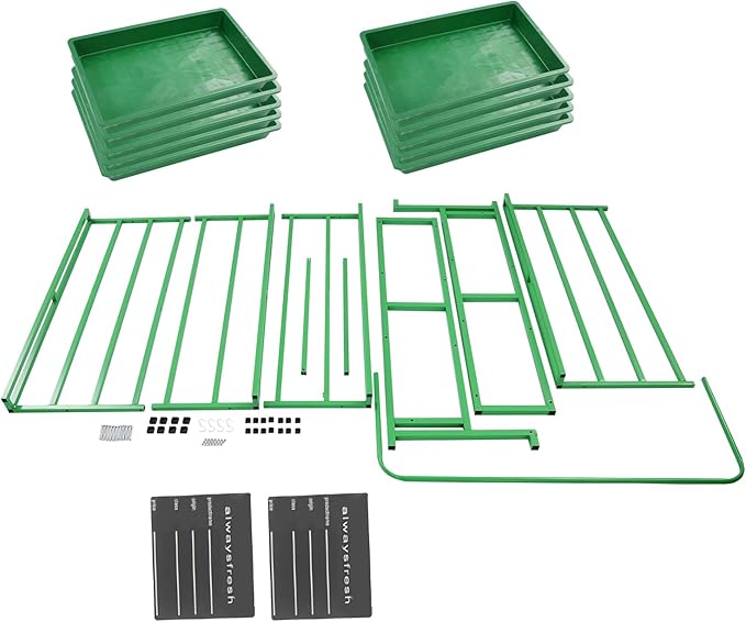 4 Tier Supermarket Fruit Vegetable Storage Rack Retail Display Rack Market Shelf with 10 Slanted Baskets &amp 2 Product Labels Floor Standing Metal Fruit Vegetable Snacks Display Shelf Organizer