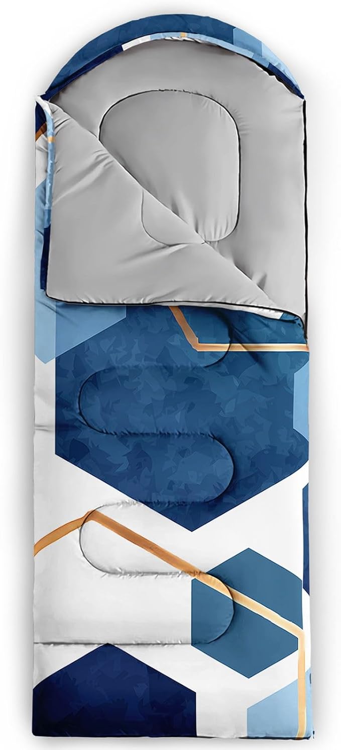 Kids Sleeping Bag for Boys Girls3D Basketball Print-Lightweight Warm Portable Outdoor Indoor-Waterproof Cold Weather Resistant Sleeping Bag for Camping Hiking