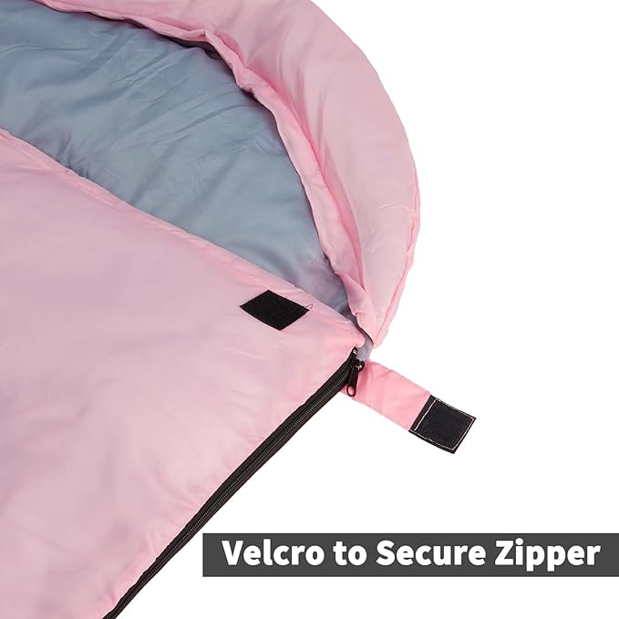 GEERTOP Backpacking Sleeping Bag for Camping Lightweight Sleeping Bags for Adults Kids Summer Warm Cold Weather Hiking Travel