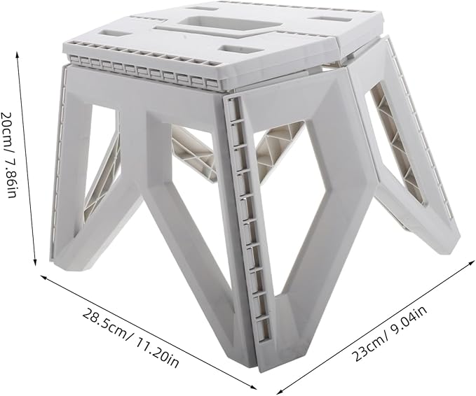 Portable Folding Stool for Outdoor Activities Lightweight Compact Chair for Camping Fishing and to Clean Stable Base for Boy Girl and Adults Design