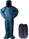 Human Walking Sleeping Bag Adult Sleeping Bag for Camping Cold Weather 0 Degree Mummy Style Lightweight Humanoid Sleeping Bag Outdoor Wearable Warm Sleeping Suit for Men and Women